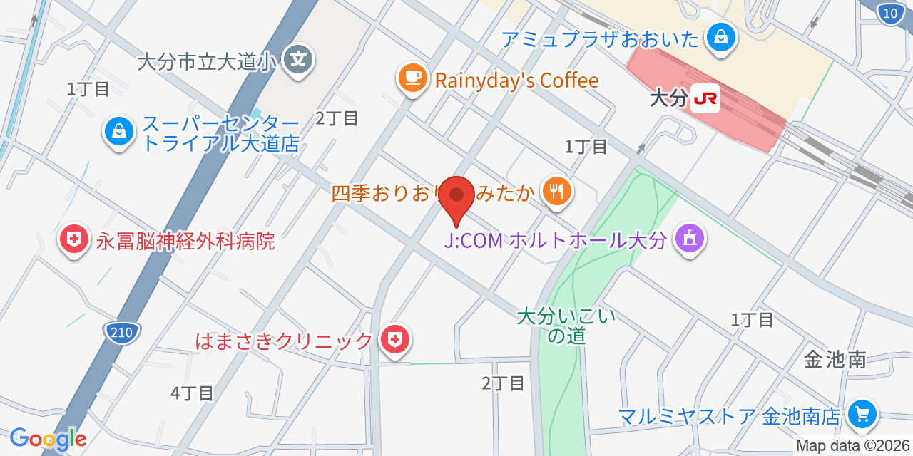 マルショク東大道店 の地図