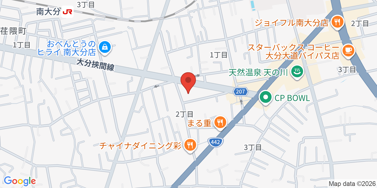 トキハインダストリー南大分店 の地図