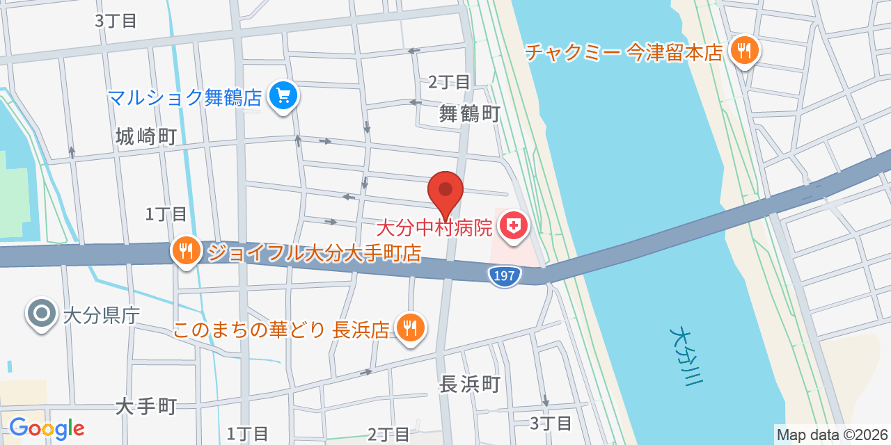 おおいた夢花火2026 の地図